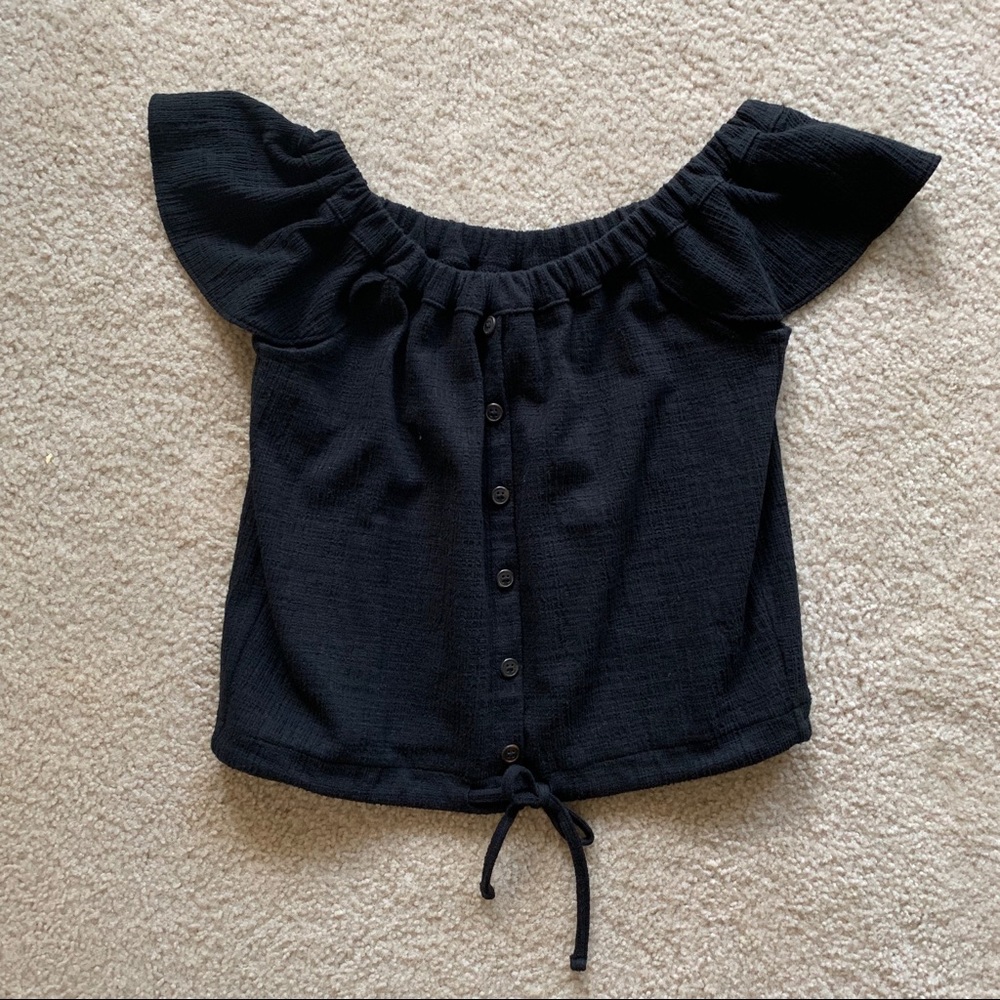Madewell | Texture & Thread Off-the-Shoulder Top